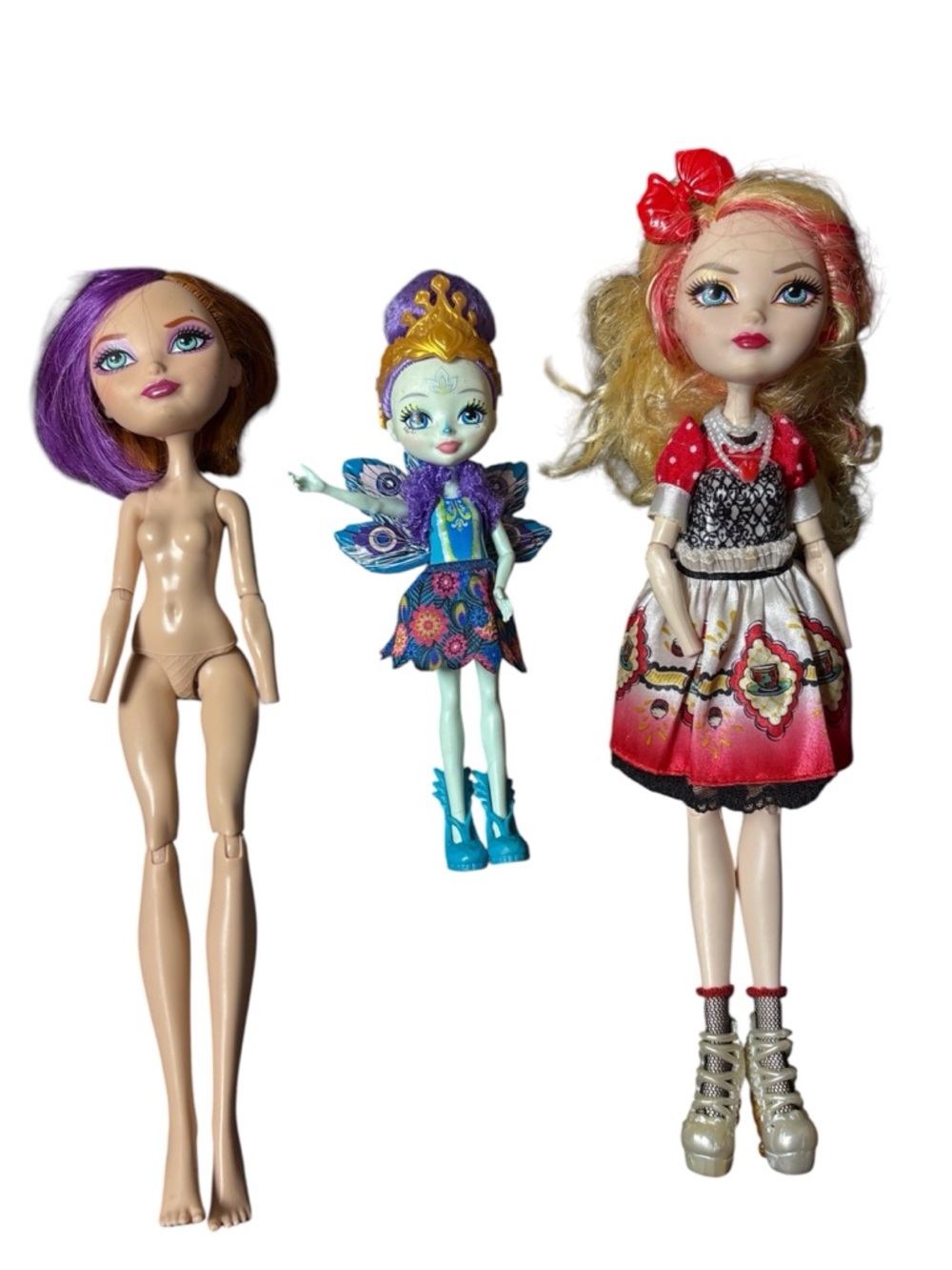 Ever After High Apple White Doll Red Dress Outfit